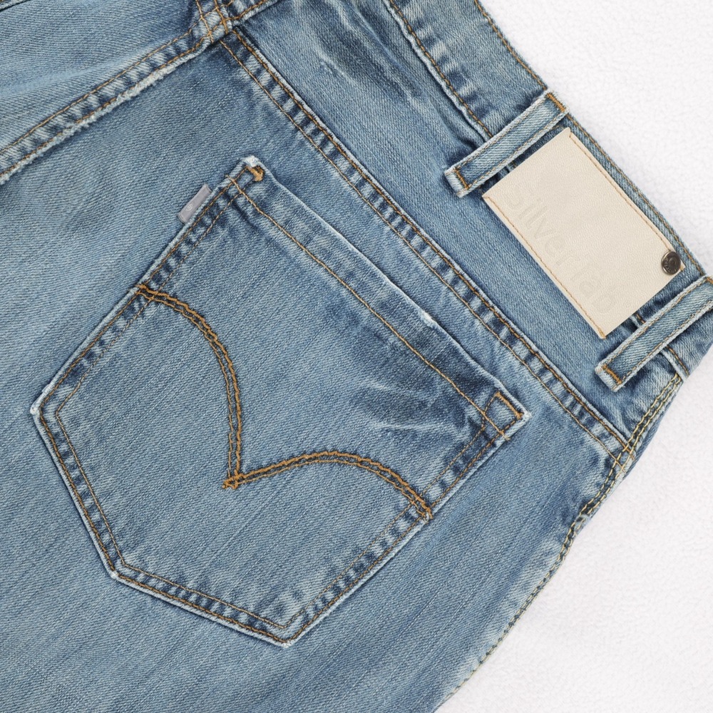 Levis SilverTab Baggy Jeans Mens 38x30 (38x29) Medium Wash Blue Wide Leg Denim